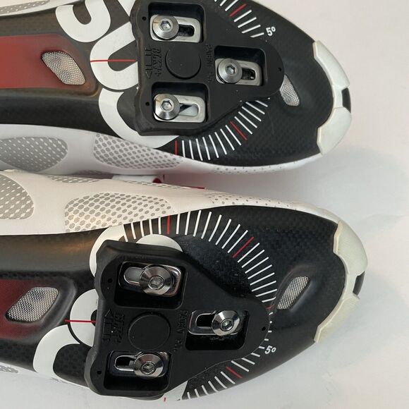 Suplest Supzero Sz 44.5 (US 11.5) Carbon Racing Cycling Road Shoe White 3-bolt - Picture 12 of 16